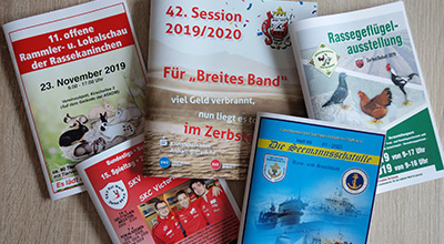 Vereinsdrucksachen